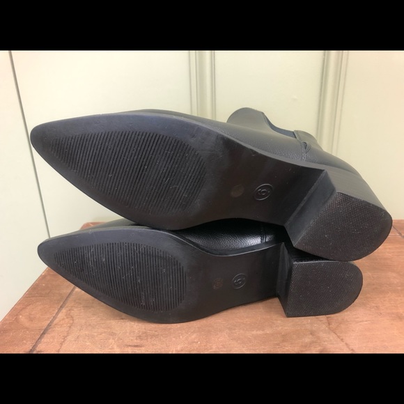 ANA GARWIN Black Mid Boots size 6 - Picture 7 of 9